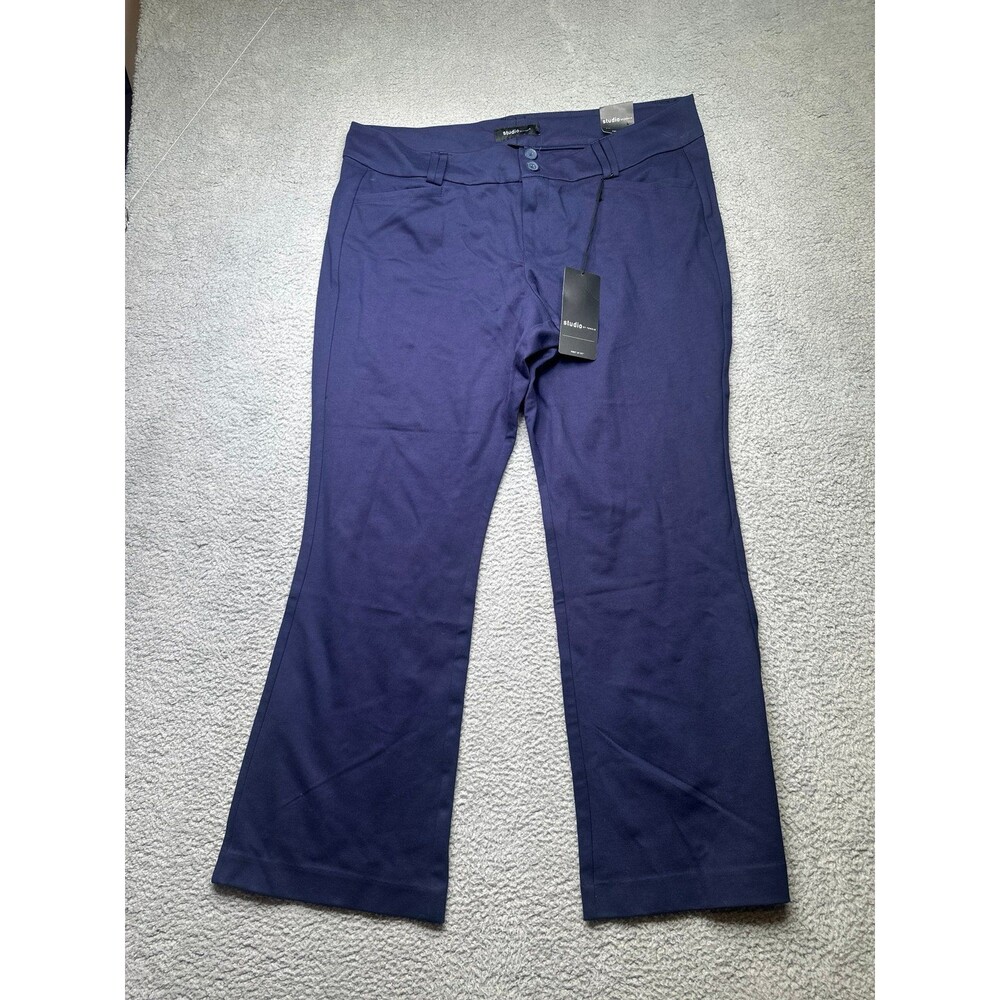 Torrid Studio dress Pants Trouser nwt navy sz 24R